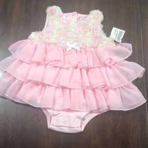 Little me 1 piece dress 3 month